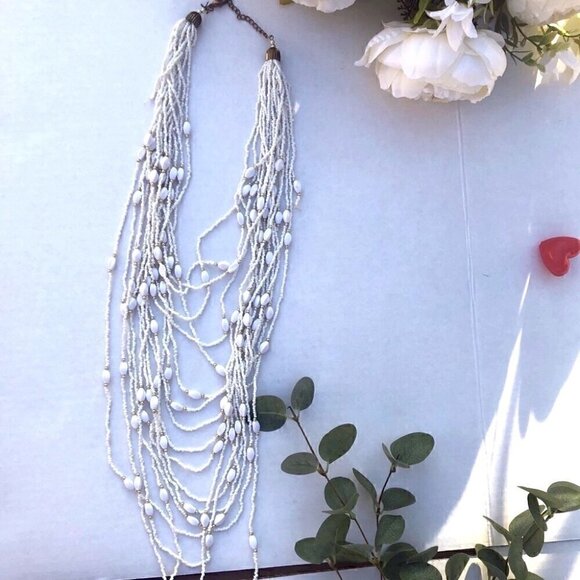 Nordstrom Beaded Statement Necklace - Picture 1 of 6